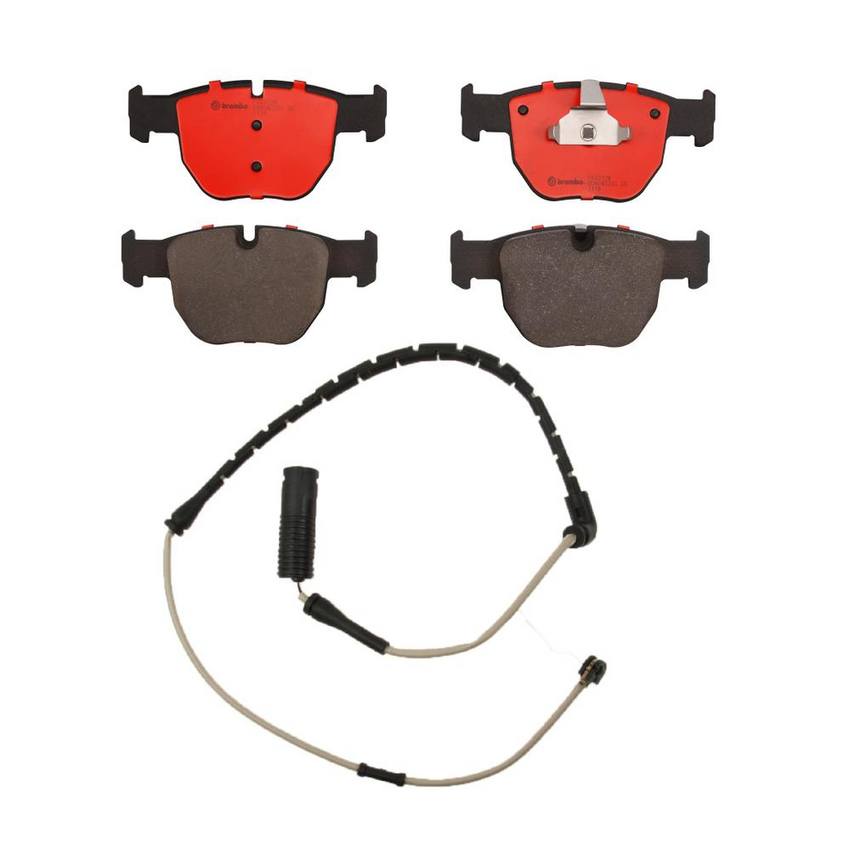 Land Rover Brakes Kit Brembo Pads Front (Ceramic) (with Sensor